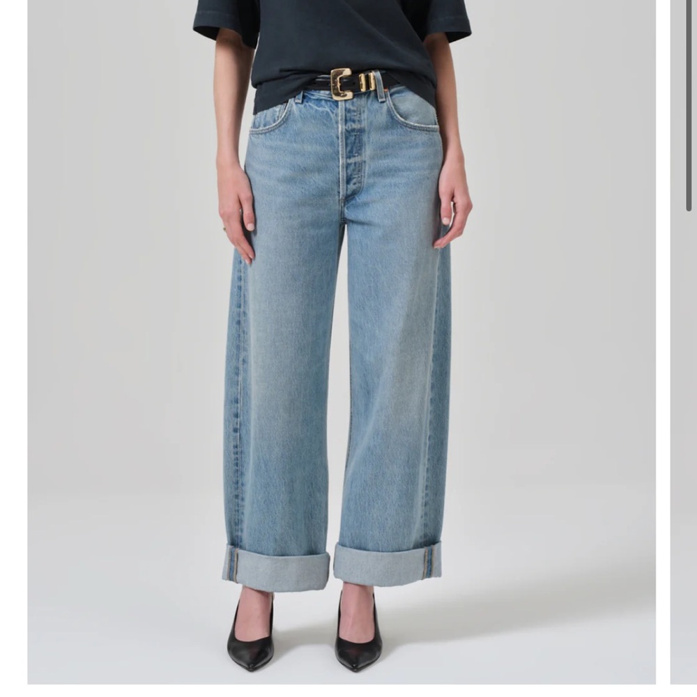 WT Ayla Baggy Cuffed Crop